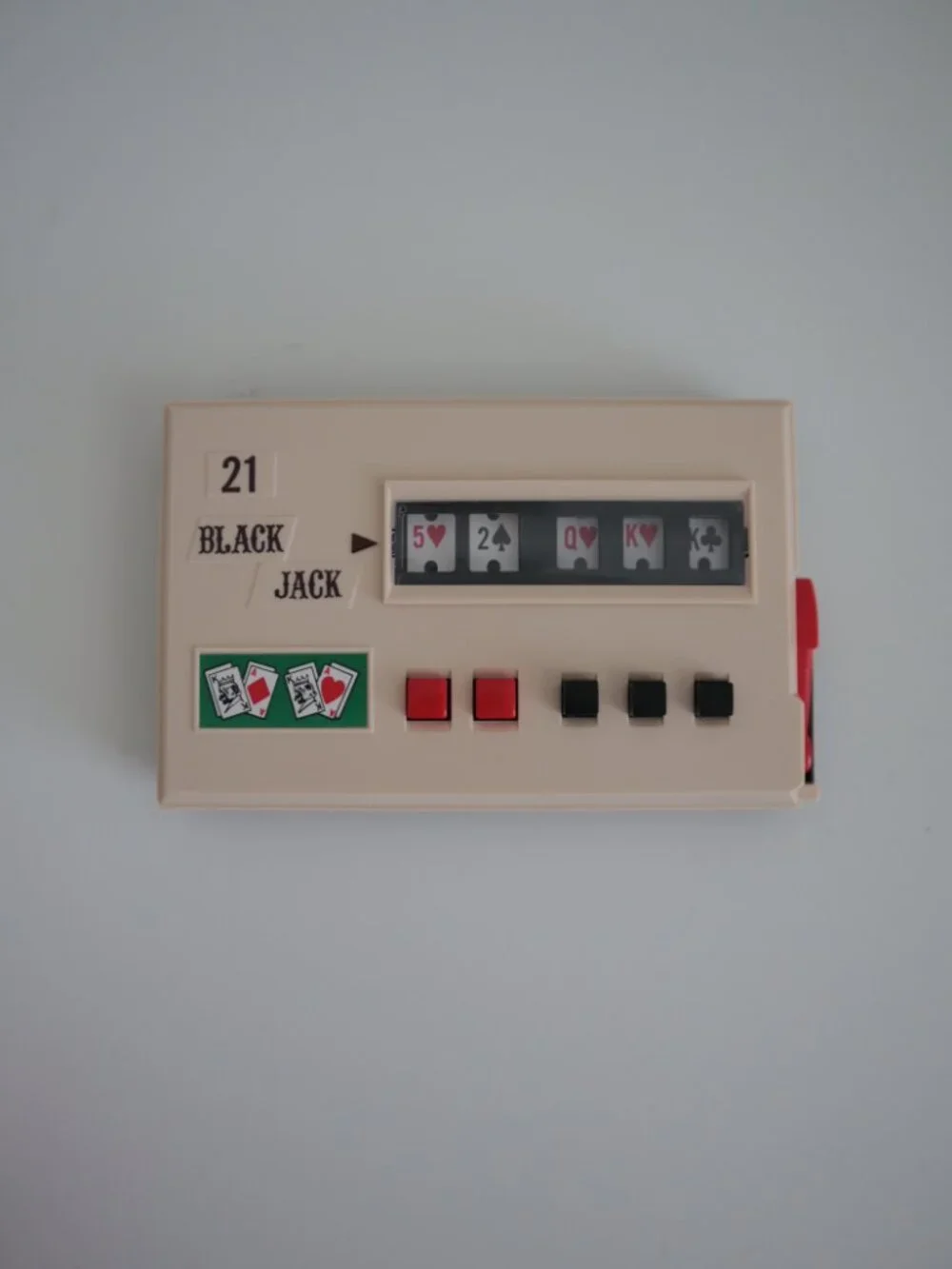 Vintage 1970s Waco Electronic Handheld 21 Black Jack Game